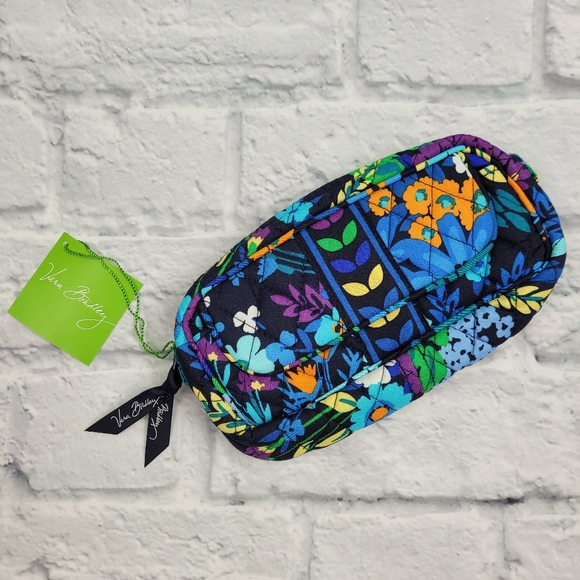 Vera Bradley Midnight Blues Mirror Cosmetic Bag